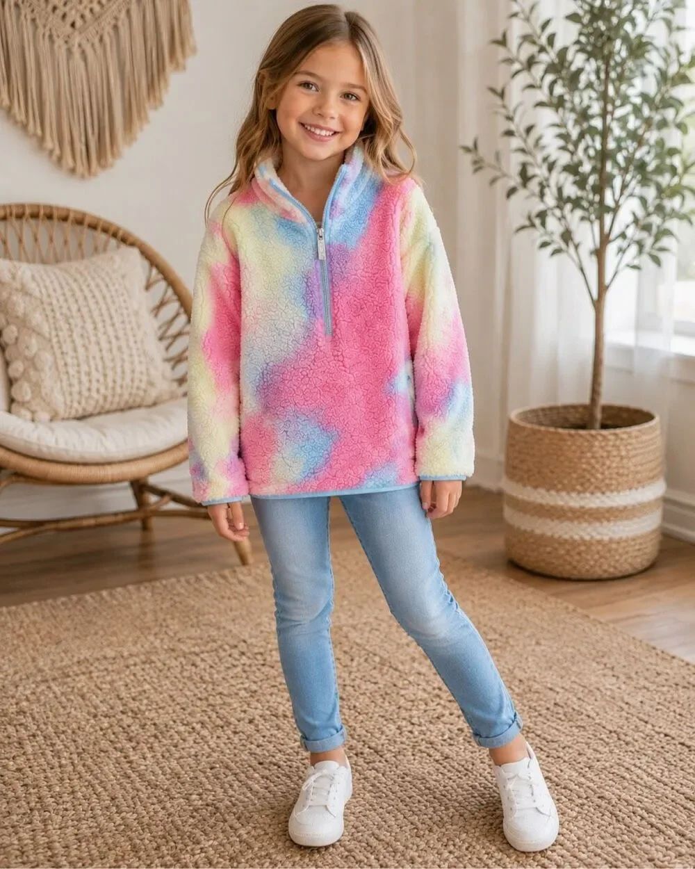 Iscream Sherpa Pullover Size 6-8